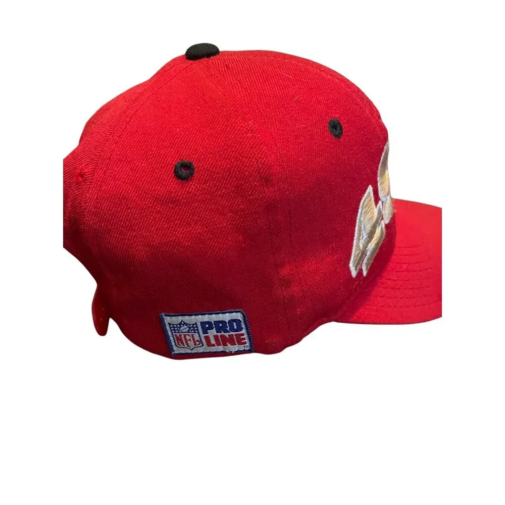 San Francisco 49ers Red Snapback Hat NFL Embroidered Logo Adjustable Cap - Picture 8 of 14